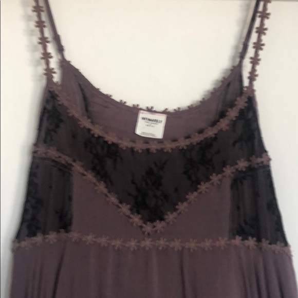 (NEW) FREE PEOPLE - Dark mauve sexy slip dress - Picture 2 of 3